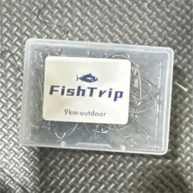 Fishtrip Fh2304 Silver Fishing Hooks Ew Water Size 1 Made In China