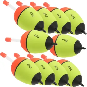 Foytoki 25gng00qiu57d6fstujbv6 Fishing Bobbers Foam Luminous Floats 10pcs High Buoyancy Strike Indicators