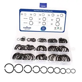 Fsatnde R-120 120pcs Gb895.2 10- 26 Retainer Clip 65mn Shaft Steel Wire Ring Snap Fsatnde R-120 120pcs Gb895.2 10- 26 Retainer Clip 65mn Shaft Steel Wire Ring Snap