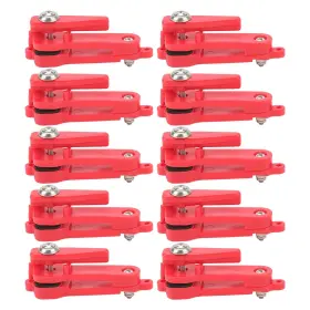 Fussbudget 615962066686 Heavy Tension Snap Release Clips 10pcs Lightweight Portable Plastic Padded Re
