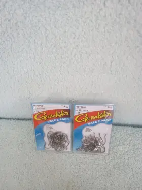 Gamakatsu 02112-25 Lot Of 2 Octopus Size 2/0 25 Per Pack Packs 50 Hooks Bronze