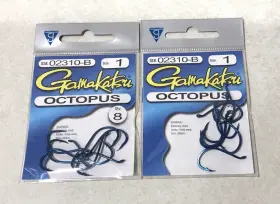 Gamakatsu 02310-b Octopus Fishing Hooks Size 1 Qty. 16 Blue P/n #02310-b Discontinued Gamakatsu 02310-b Octopus Fishing Hooks Size 1 Qty. 16 Blue P/n #02310-b Discontinued