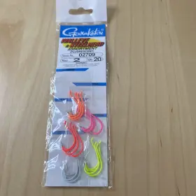 Gamakatsu 02709 Walleye Steelhead Fluorescent Hook Size 2 Value Pack Free Ship