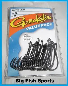 Gamakatsu 05414-25 #054 Baitholder Hooks 25 Pack Value 4/0 #05414-25 Free Usa Ship Gamakatsu 05414-25 #054 Baitholder Hooks 25 Pack Value 4/0 #05414-25 Free Usa Ship