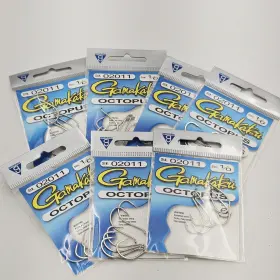 Gamakatsu 089726000389 7 Packs Of Octopus Size 1/0 Hooks 6 Per Pack 42 Total 02011 Gamakatsu 089726000389 7 Packs Of Octopus Size 1/0 Hooks 6 Per Pack 42 Total 02011