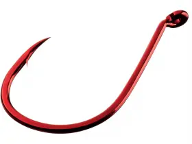 Gamakatsu 089726001034 Octopus Bait Hook #4 Red 10pk