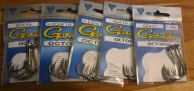 Gamakatsu 089726001706 02415 Size 5/0 Octopus Fishing Hooks Qty 6 X 5 Packs 30 Total Gamakatsu 089726001706 02415 Size 5/0 Octopus Fishing Hooks Qty 6 X 5 Packs 30 Total