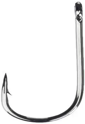Gamakatsu 089726013457 25 Pack Open Eye Siwash Hook Nickel 6/0