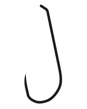 Gamakatsu 089726028574 S10-b Standard Down Eye Barbless Hook-pack Of 25 Black 16