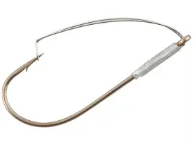 Gamakatsu 089726038054 Wire Guard Worm Hook #4/0 Bronze 3pk Gamakatsu 089726038054 Wire Guard Worm Hook #4/0 Bronze 3pk