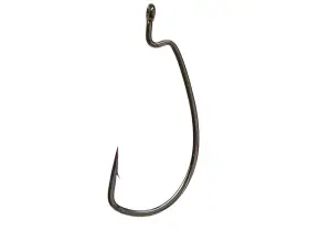 Gamakatsu 089726041207 Superline Extra Wide Gap Offset Worm Hook #2/0 Black 5pk Gamakatsu 089726041207 Superline Extra Wide Gap Offset Worm Hook #2/0 Black 5pk