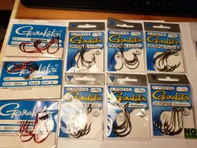 Gamakatsu 089726051909 9 Octopus Salmon Steelhead 4/0 5/0 Hooks 7 Extra