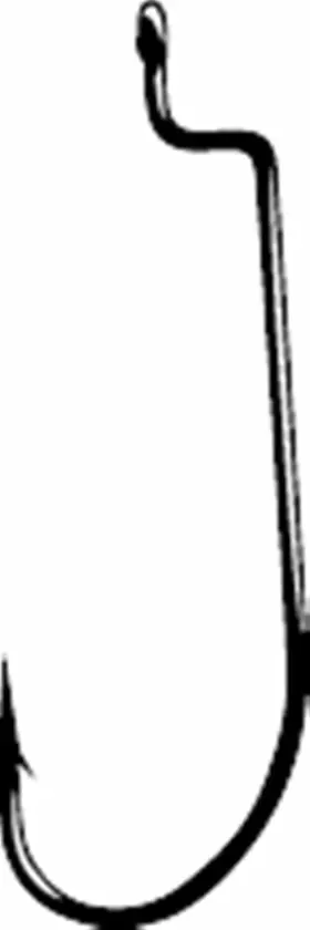 Gamakatsu 089726070429 Worm Hook With Offset Shank 25 Pack Bronze 2
