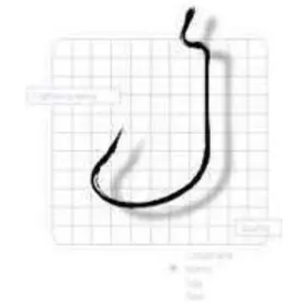 Gamakatsu 089726071075 Wrm X-wd Gap Offst 25pk 4/0 Bl