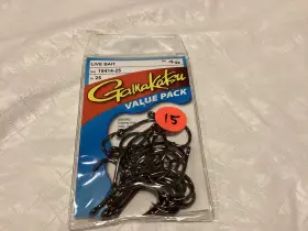 Gamakatsu 089726076919 New Package Of 25 Live Bait 4/0 18414-25 Fishing Hooks Made In Japan Gamakatsu 089726076919 New Package Of 25 Live Bait 4/0 18414-25 Fishing Hooks Made In Japan