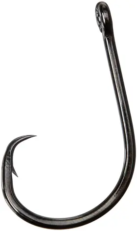 Gamakatsu 089726090700 Octopus Circle 4x Strong Hook 25 Piece Ns Black 5/0