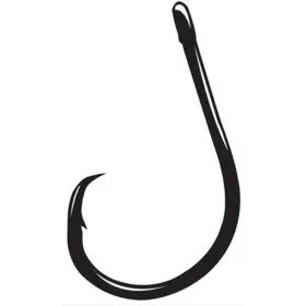 Gamakatsu 089726090731 4x Strong Octopus Circle Hook-pack Of 25 Black 8/0