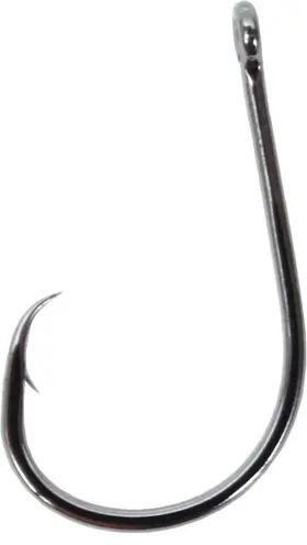 Gamakatsu 089726097495 Straight Eye Inline Octopus Circle Hook-pack Of 25 Black 6/0