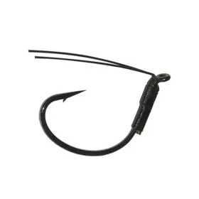 Gamakatsu 089726102274 Wicked Wacky Hook- Black 3/0