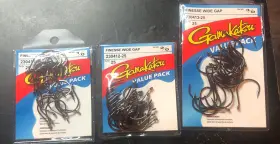 Gamakatsu 230411-25 3 Finesse Wide Gap Hooks 1/0 2/0 3/0 Bass Senko Worm Value Packs Gamakatsu 230411-25 3 Finesse Wide Gap Hooks 1/0 2/0 3/0 Bass Senko Worm Value Packs
