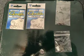 Gamakatsu 262105 Trout Worm Hook Size 10 Bronze Lot Of 55. Read Description