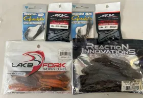 Gamakatsu 3044 Hooks Tungsten Weights And Some Baits Pitch Flip Kit - Fishing Gamakatsu 3044 Hooks Tungsten Weights And Some Baits Pitch Flip Kit - Fishing