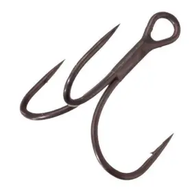 Gamakatsu 339208 G Finesse Treble Barbed/needle Pointed Hook #4 Black 6/pk