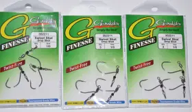 Gamakatsu 352211 3 Packs G-finesse Swivel Shot Drop Hook Shinichi Fukae Size 1/0 Gamakatsu 352211 3 Packs G-finesse Swivel Shot Drop Hook Shinichi Fukae Size 1/0