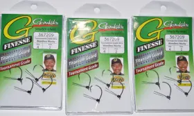 Gamakatsu 367209 3 Packs G-finesse Weedless Wacky Hook Shinichi Fukae Size 2