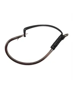 Gamakatsu 50909 Weedless Drop Shot Hook No.2 Ns Black Pack Of 5