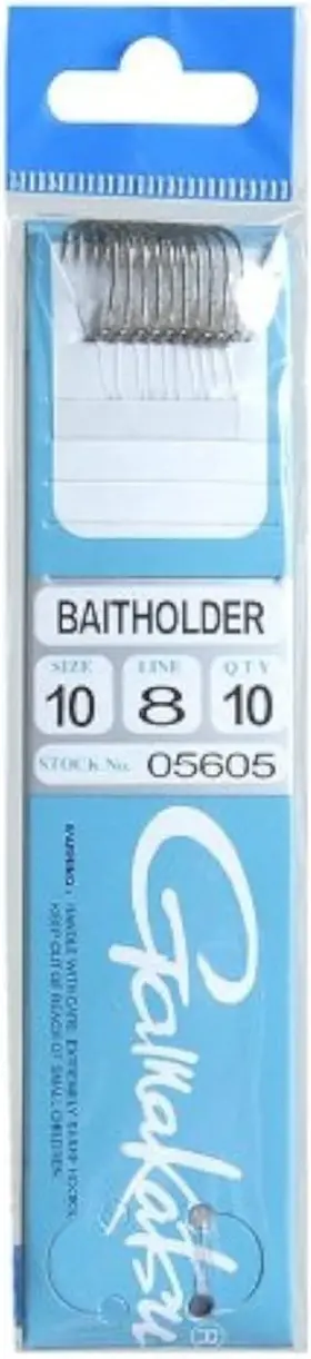 Gamakatsu 5604 05604 Bait Holder Snelled Hooks 10 Pack Size 12 Bronze