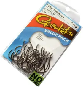 Gamakatsu Usa 75409-25 Barbless Octopus Size 2 Black Finish Pack Of 25 Gamakatsu Usa 75409-25 Barbless Octopus Size 2 Black Finish Pack Of 25