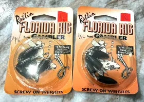 Gambler 024395033160 8 Pc Florida Rig Nose Screw On Weights 1/8 Oz 3/16 For Soft Baits Gambler 024395033160 8 Pc Florida Rig Nose Screw On Weights 1/8 Oz 3/16 For Soft Baits