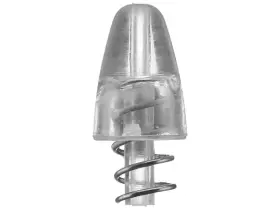 Gambler Gabh01 Hollow Point Plastic Screw Keeper Clear - Gambler Gabh01 Hollow Point Plastic Screw Keeper Clear -