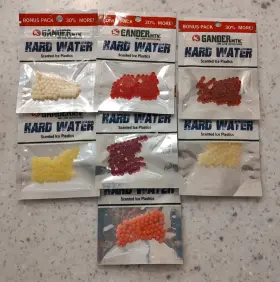 Gander Mountain Gmi-wx-05 Hard Water Wax Worms - 7 Packs Of 20 140 Total Various Color