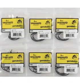 Gary Yamamoto 783670061594 Lot Of 6 Packs Gama Super Line Ewg Worm Hook 6/0 64-04-60