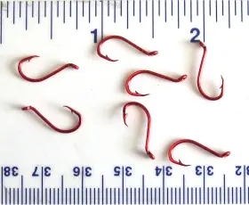Gerrys Tackle 113060-10 1000 Gt Red Salmon Egg Fishing Hooks Size 10 - Gerrys Tackle 113060-10 1000 Gt Red Salmon Egg Fishing Hooks Size 10 -