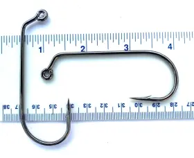 Gerrys Tackle 32824-8/0 250 Gt 32824 2x Strength Black Nickel 60 Degree Round Bend Jig Hooks Size 8/0