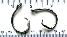 Gerrys Tackle 8276-11/0 25 Gt 39965 4x Strength Stainless Steel Offset Circle Hooks - Size 11/0 Gerrys Tackle 8276-11/0 25 Gt 39965 4x Strength Stainless Steel Offset Circle Hooks - Size 11/0