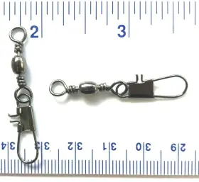 Gerrys Tackle Bis-5 1 000 Super Strong Gt Black Barrel Interlock Snap Swivels Fishing Size 5