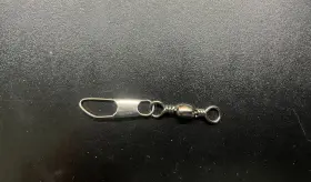 Gerrys Tackle Bsss-1 100 Black Barrel Fishing Swivels With Safety Snap Size 1/0 75# Test Gerrys Tackle Bsss-1 100 Black Barrel Fishing Swivels With Safety Snap Size 1/0 75# Test