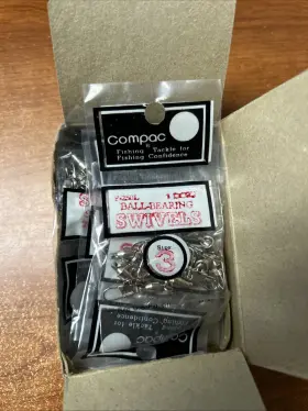 Gerrys Tackle Gtcs-3/0 120 Compac Swivels Size 3/0 F-250l