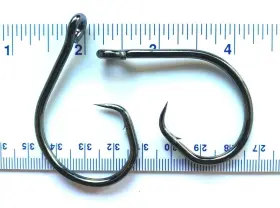Gerrys Tackle L2004-10/0 25 Gt 4x Strength L2004 Offset Black Nickel Circle Hooks Size 10/0 Gerrys Tackle L2004-10/0 25 Gt 4x Strength L2004 Offset Black Nickel Circle Hooks Size 10/0