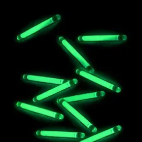 Giftexpress 744110685312 100 Pcs Small Green Glow Sticks/mini Sticks/fishing Floats