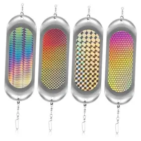 Glooglitter Jei-glooglitter-129 Kokanee Dodger Fishing Dodgers Flashers For Trolling 4.5 Inch 4 Classic Color Glooglitter Jei-glooglitter-129 Kokanee Dodger Fishing Dodgers Flashers For Trolling 4.5 Inch 4 Classic Color