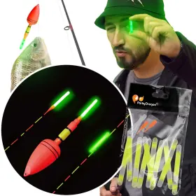 Glow Fever 894152126949 Bulk 100 Pcs10packs Night Float Fluorescent Fishing Sticks Di