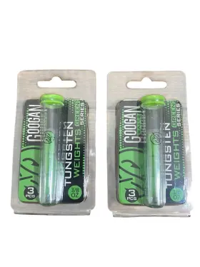 Googan 842424129512 Tungsten Flipping Bullet Worm Weights 3/8 Oz Green Series 2-pack Googan 842424129512 Tungsten Flipping Bullet Worm Weights 3/8 Oz Green Series 2-pack