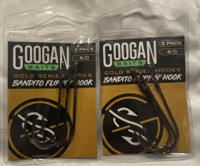 Googan Gt90158b6 Hooks - Gold Series Bandito Flippin Hook 6/0- 2 Packs