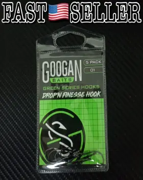 Googan Squad Gdnfh-01 5-pack Baits Dropftn Finesse Hook 01 - Fishing New