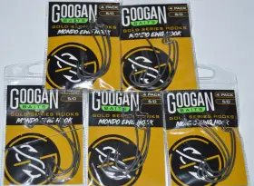 Googan Squad Gt90158b2-5/0-007517 5 Packs Gold Mondo Ewg Wide Gap Hooks Soft Plastics 5/0 Hayabusa
